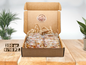 Box da 250g 10 pezzi circa di torroncini sfoglia croccanti dolci delizie siciliane