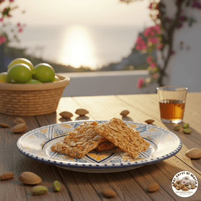 Torroncini sfoglia croccanti alle mandorle Pasticceria Siciliana Artigianale