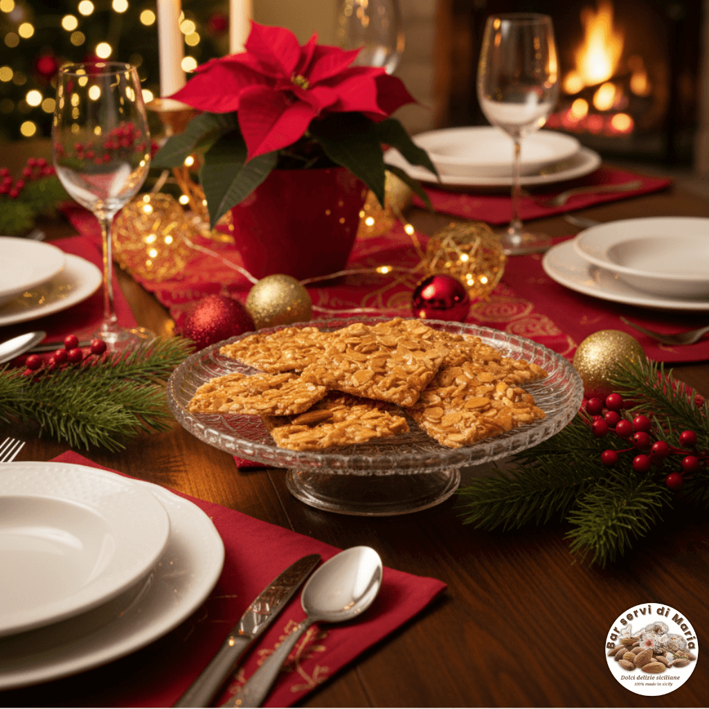 Torroncini sfoglia croccanti alle mandorle Pasticceria Siciliana Artigianale